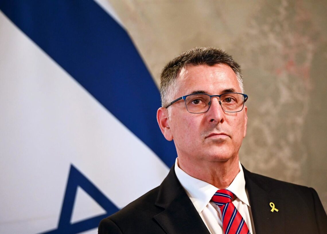 Archivo - El ministro de Exteriores de Israel, Gideon Saar, durante una rueda de prensa en la capital de Austria, Viena, en julio de 2025 (archivo)Katharina Kausche/dpa - Archivo