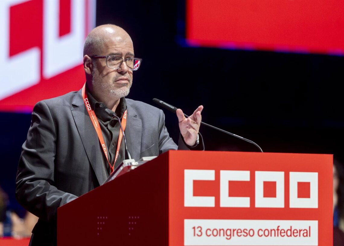 Archivo - El secretario general de CCOO, Unai Sordo, en una imagen de archivo.Alberto Ortega - Europa Press - Archivo