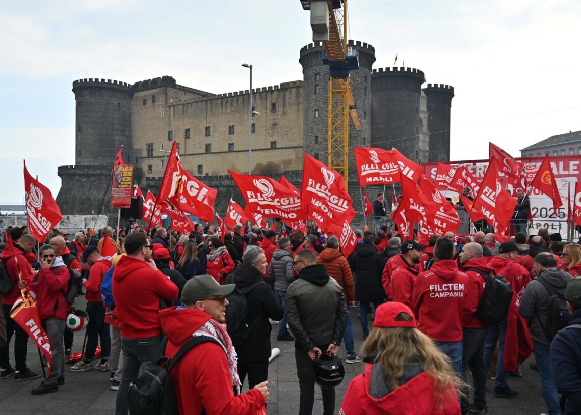 Huelga general en protesta contra los planes presupuestarios de MeloniEuropa Press/Contacto/Felice De Martino