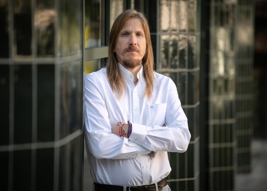 Archivo - El secretario de Organización y coportavoz de Podemos, Pablo Fernández, posa para Europa Press, a 17 de julio de 2025, en Madrid (España). Fernando Sánchez - Europa Press - Archivo