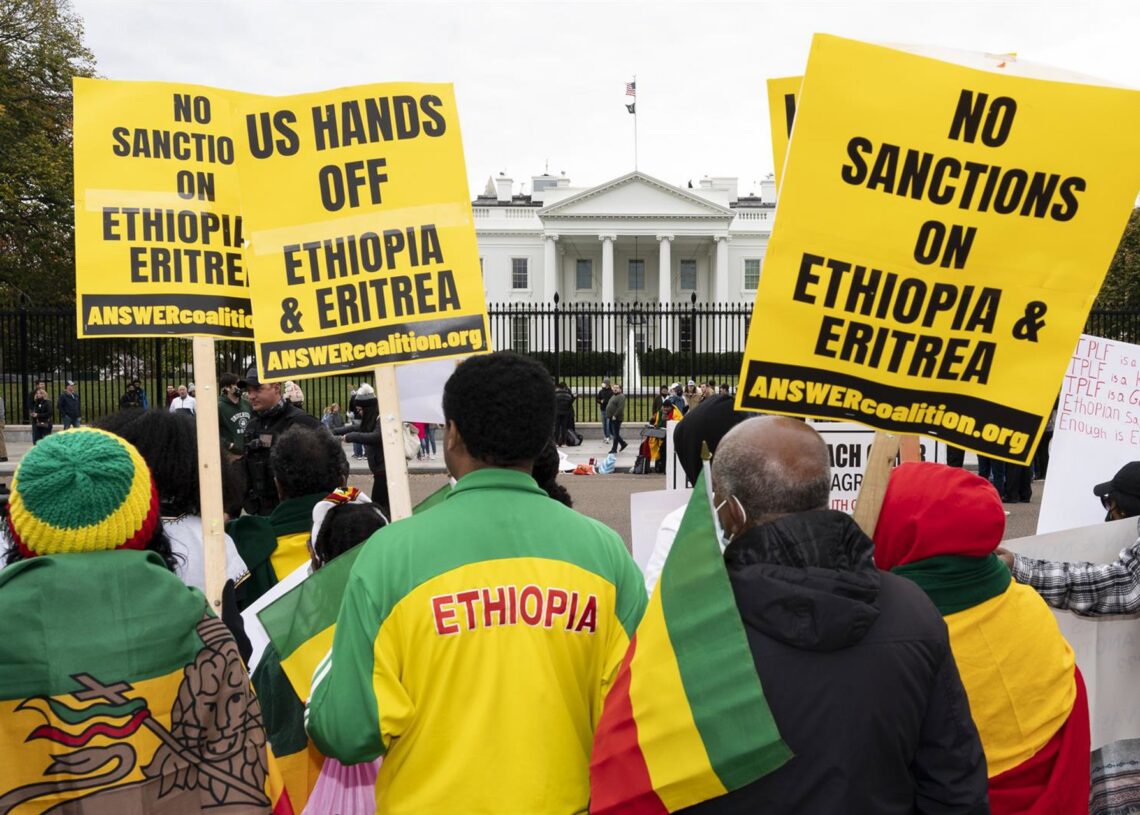 Archivo - Protestas sobre Etiopía y Eritrea en la Casa BlancaEuropa Press/Contacto/Michael Brochstein - Archivo