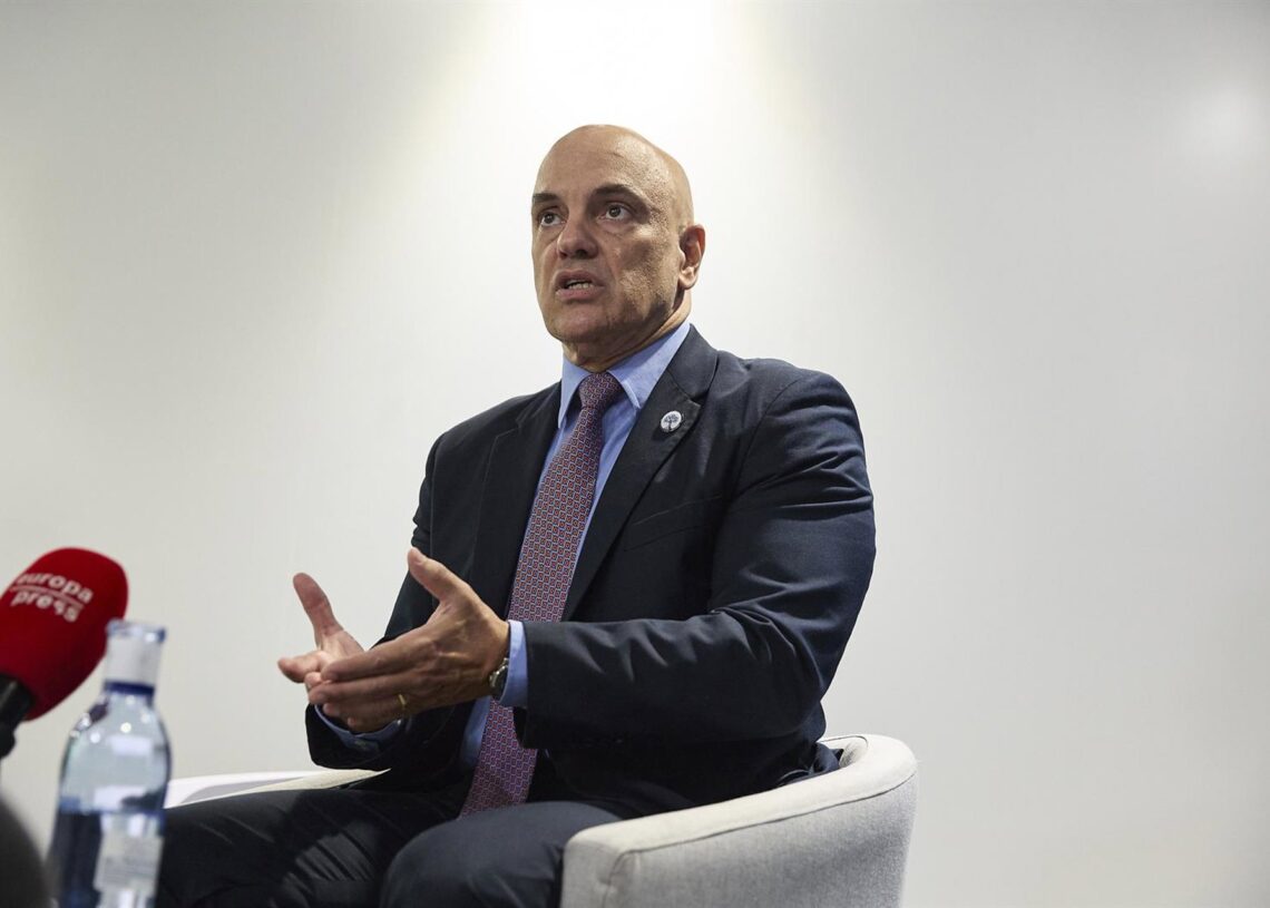 Archivo - El juez brasileño Alexandre de Moraes, durante una entrevista para Europa Press.Jesús Hellín - Europa Press - Archivo