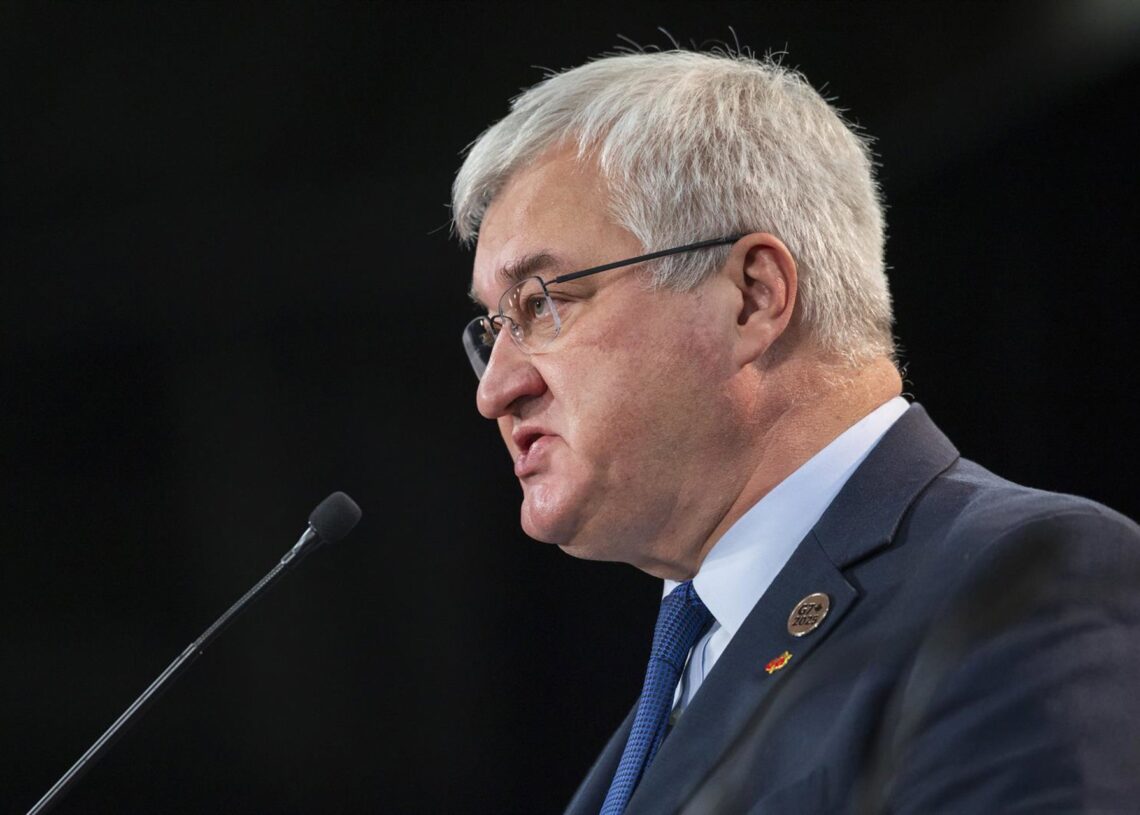 El ministro de Exteriores de Ucrania, Andri SibihaEuropa Press/Contacto/Nick Iwanyshyn