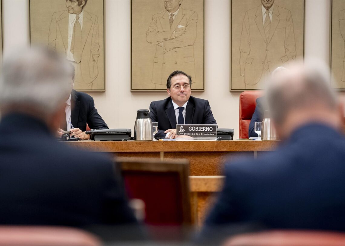 Archivo - El ministro de Exteriores, Unión Europea y Cooperación, José Manuel Albares.A. Pérez Meca - Europa Press - Archivo