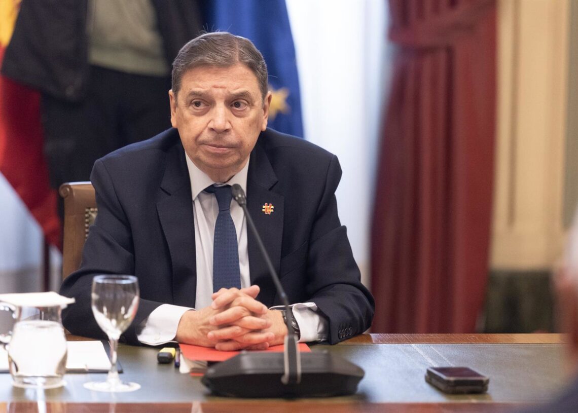 El ministro de Agricultura, Pesca y Alimentación, Luis Planas, se reúne con las organizaciones profesionales agrarias y cooperativas para analizar el estado de situación de la peste porcina africana.Eduardo Parra - Europa Press