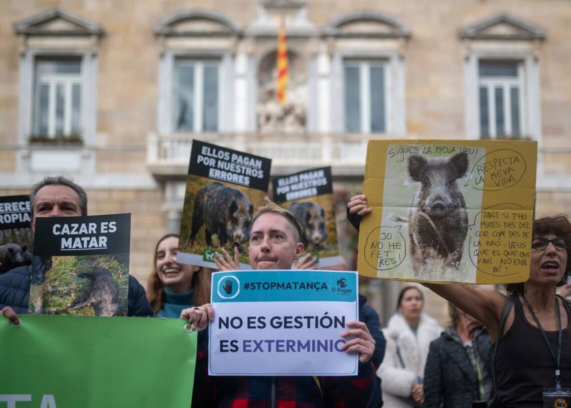 Un momento de la movilizaciónLORENA SOPENA - EUROPA PRESS