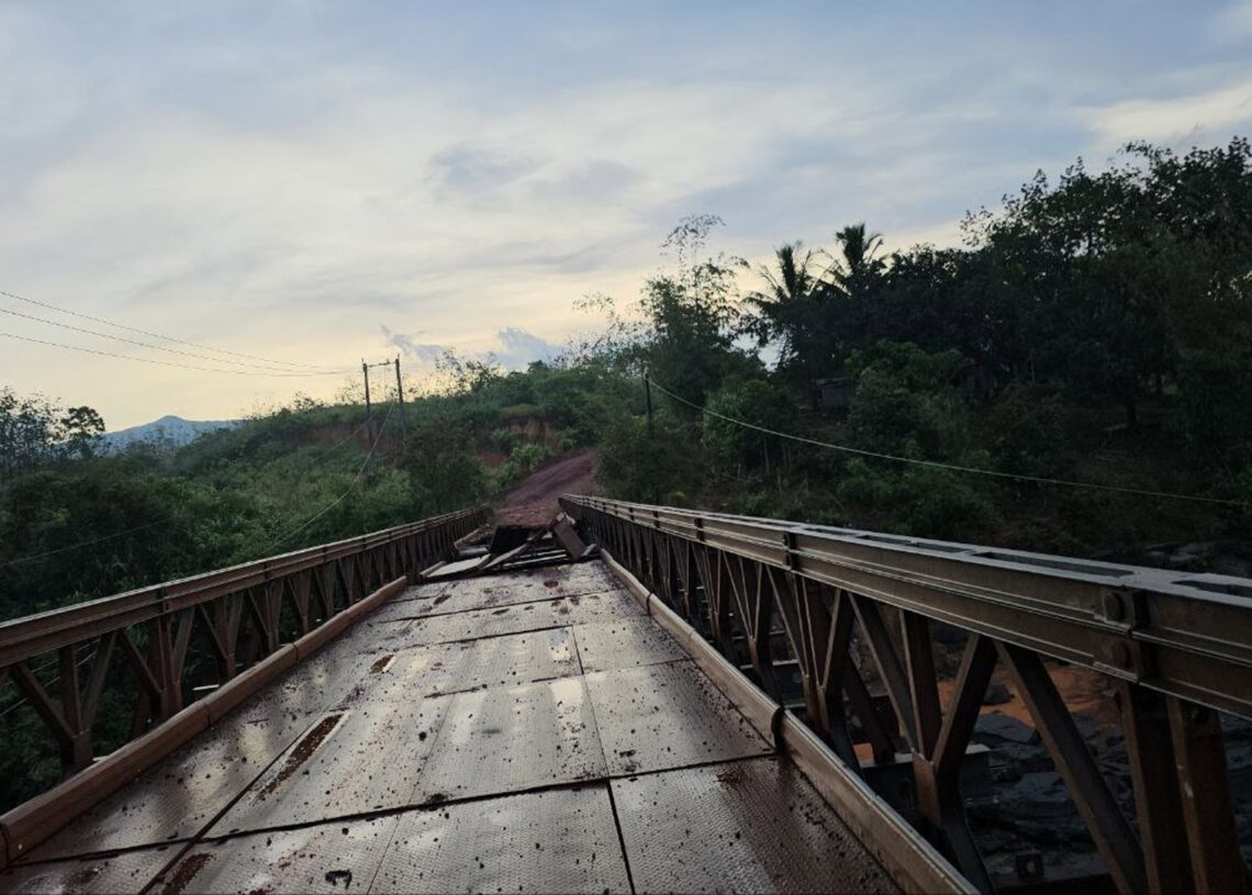 Imagen de archivo de un puente dañado en Camboya por bombardeos del Ejército tailandésEuropa Press/Contacto/Wu Changwei