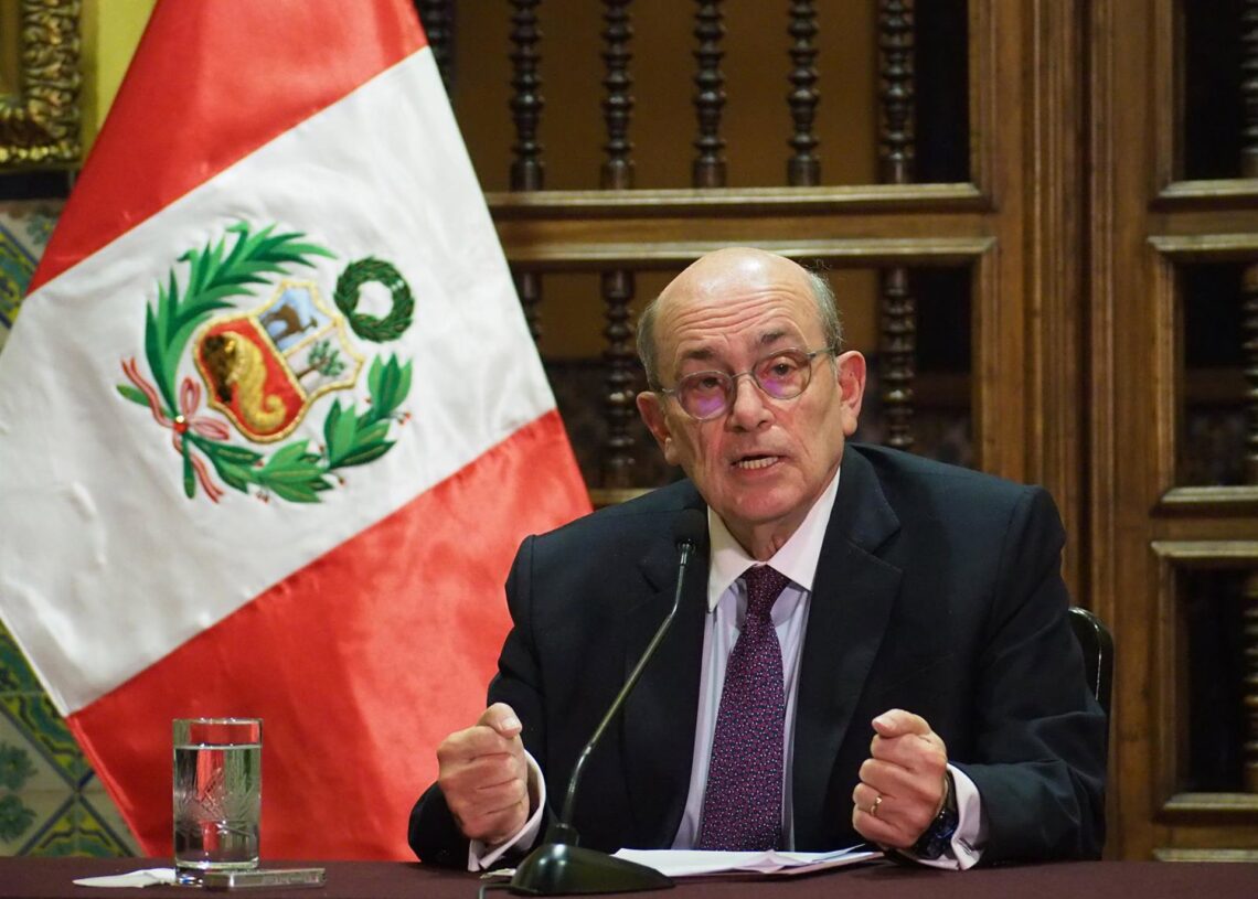 El ministro de Exteriores de Perú, Hugo de Zela.Europa Press/Contacto/Carlos Garcia Granthon