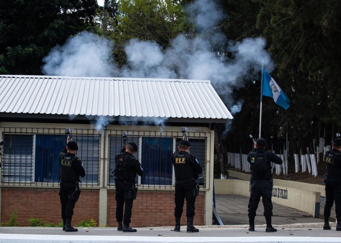 Archivo - Efectivos de las Policía Nacional Civil de Guatemala.Europa Press/Contacto/Fernando Chuy - Archivo