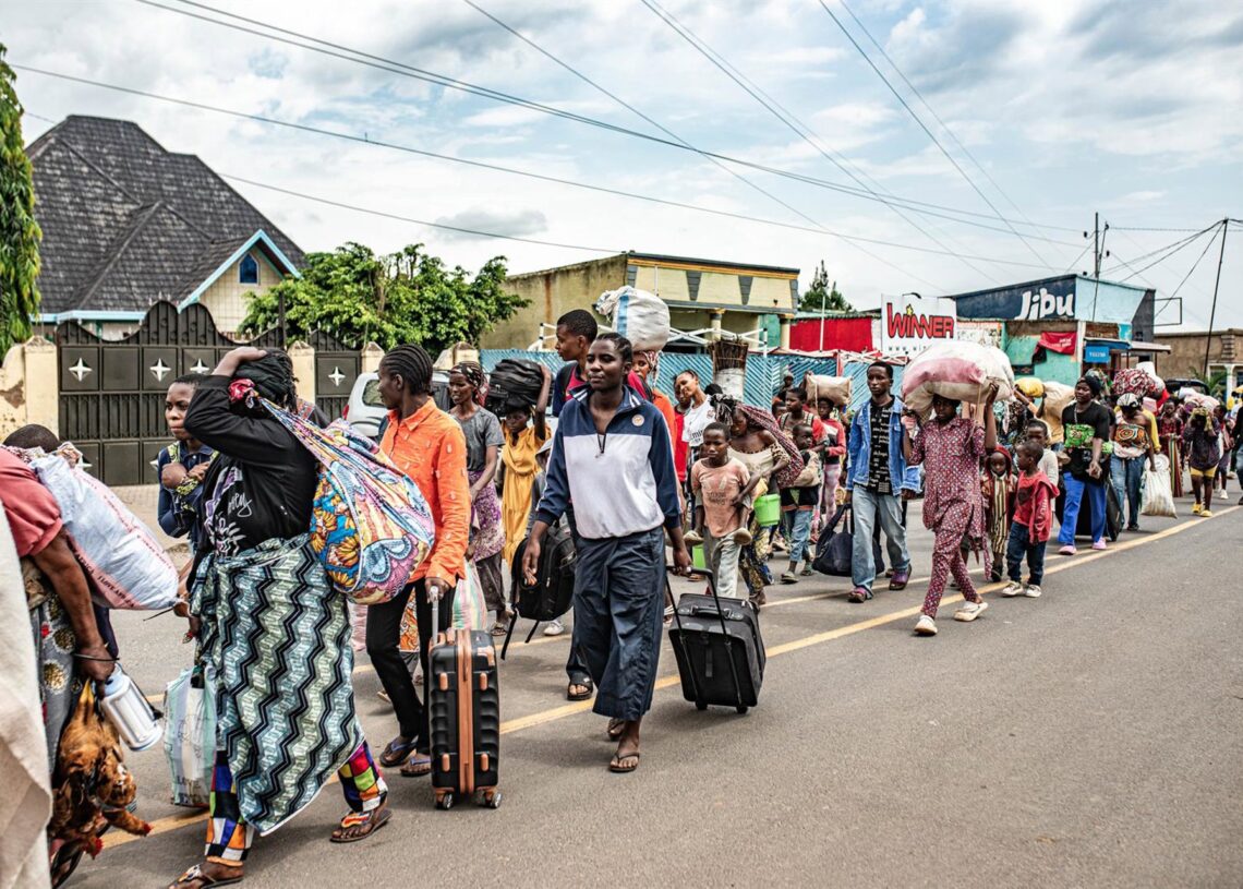 Imagen de desplazados congoleños en la localidad de Bugarama Europa Press/Contacto/Zanem Nety Zaidi