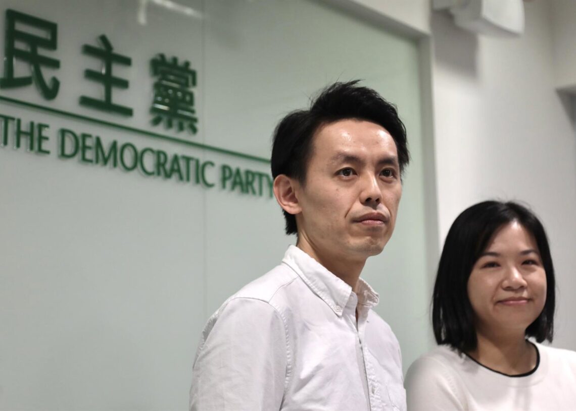 Archivo - El presidente del Partido Demócrata de Hong Kong, Lo Kin Hei, y la vicepresidenta Ng Hoi YanEuropa Press/Contacto/Liau Chung-ren - Archivo