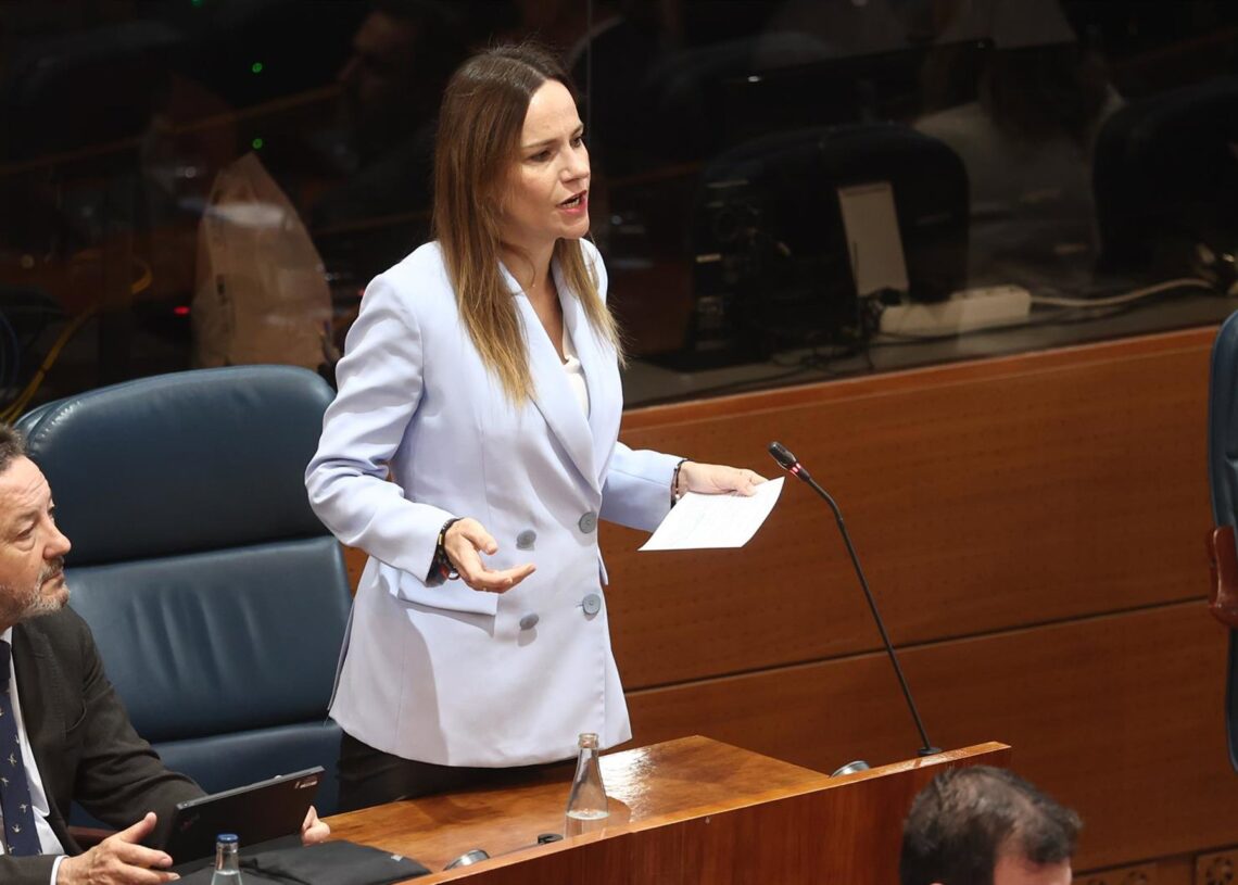La portavoz de VOX en la Asamblea de Madrid, Isabel Pérez Moñino.Eduardo Parra - Europa Press