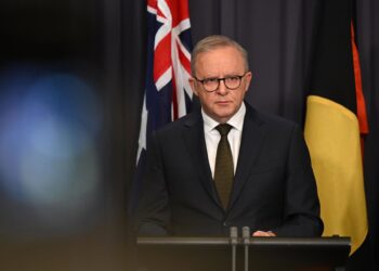 El primer ministro australiano, Anthony AlbaneseLukas Coch/AAP/dpa