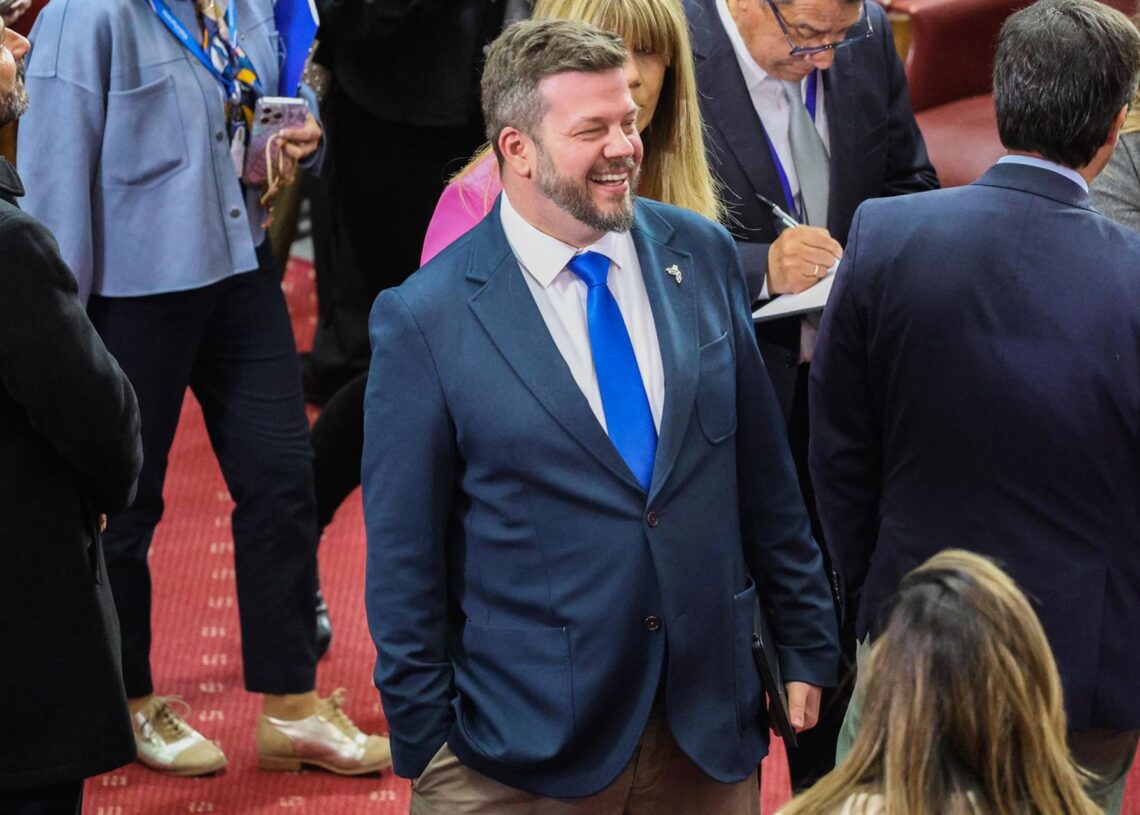 Archivo - El líder del Partido Nacional Libertario de Chile, Johannes Kaiser Europa Press/Contacto/Cristobal Basaure Araya