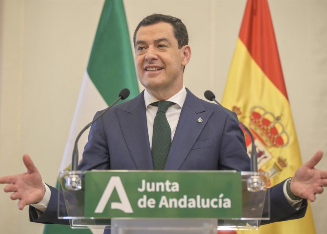 Archivo - El presidente de la Junta de Andalucía, Juanma Moreno BonillaMarcos Cebrián - Europa Press - Archivo
