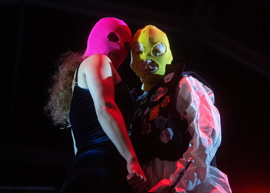 Archivo - El grupo Pussy Riot durante su concierto en Barcelona, septiembre de 2025.Lorena Sopêna - Europa Press - Archivo