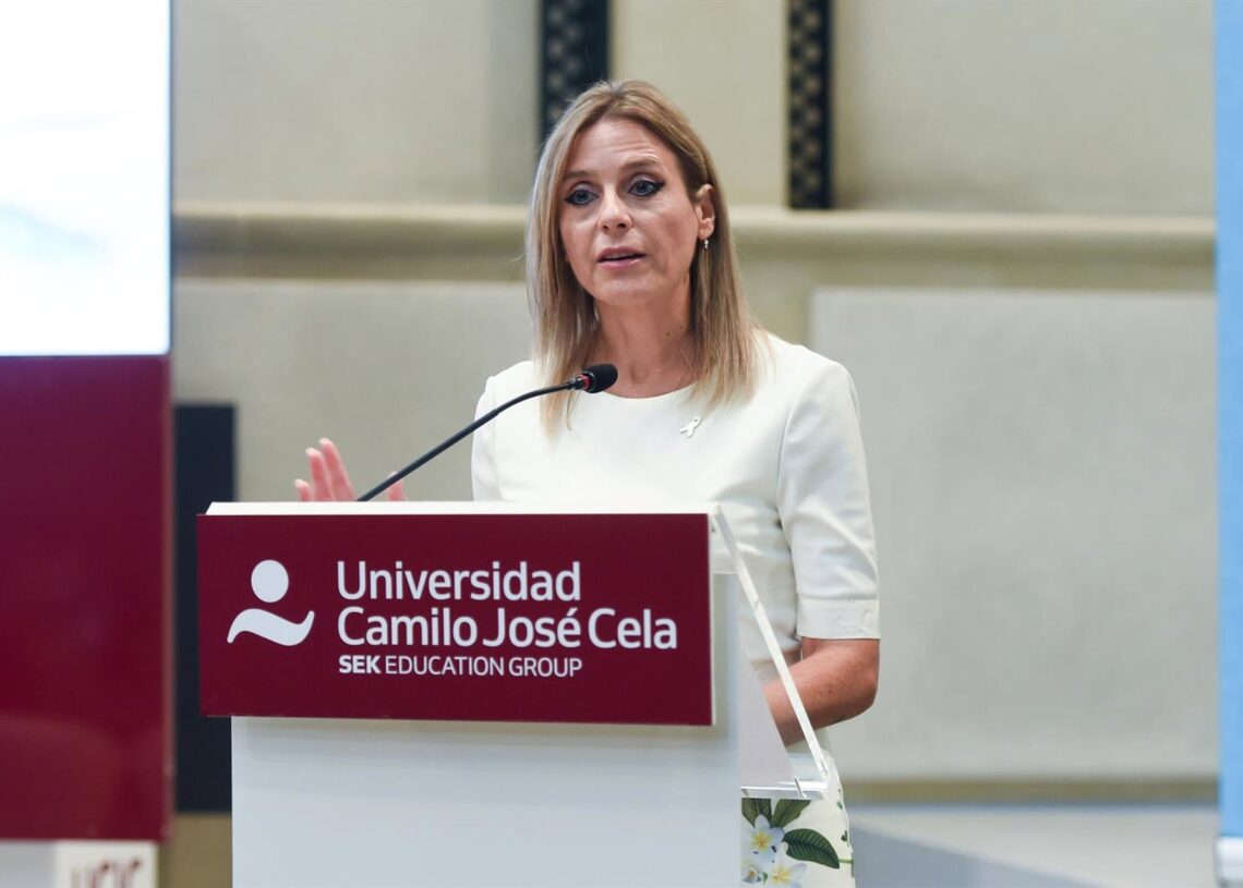 Archivo - La presidenta de la Federación Española de Familias con Cáncer Infantil, Verónica Ortiz.Gustavo Valiente - Europa Press - Archivo