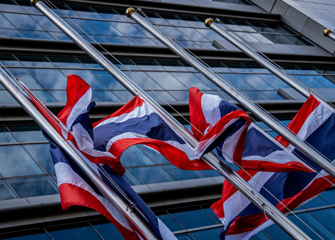 Archivo - Imagen de archivo de banderas de Tailandia. Europa Press/Contacto/Ploy Phutpheng - Archivo