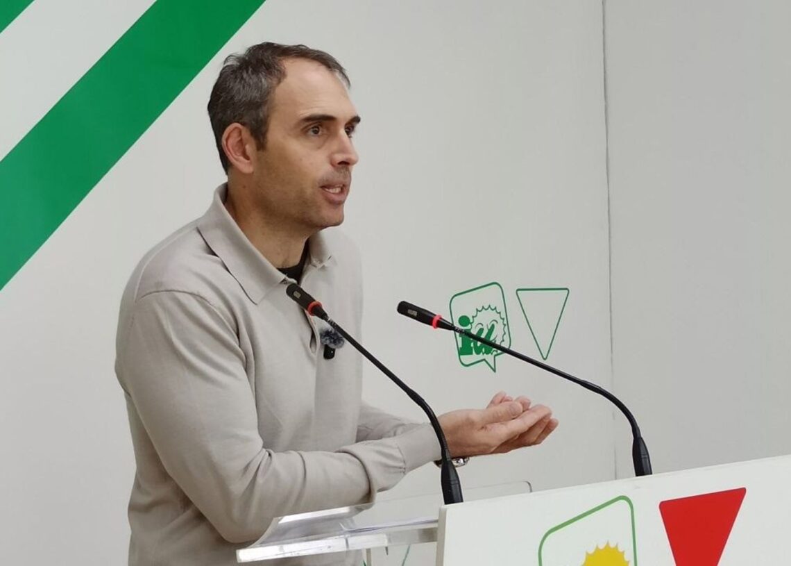El coordinador regional de IU-A y diputado en el Congreso de Sumar, Toni Valero.IU